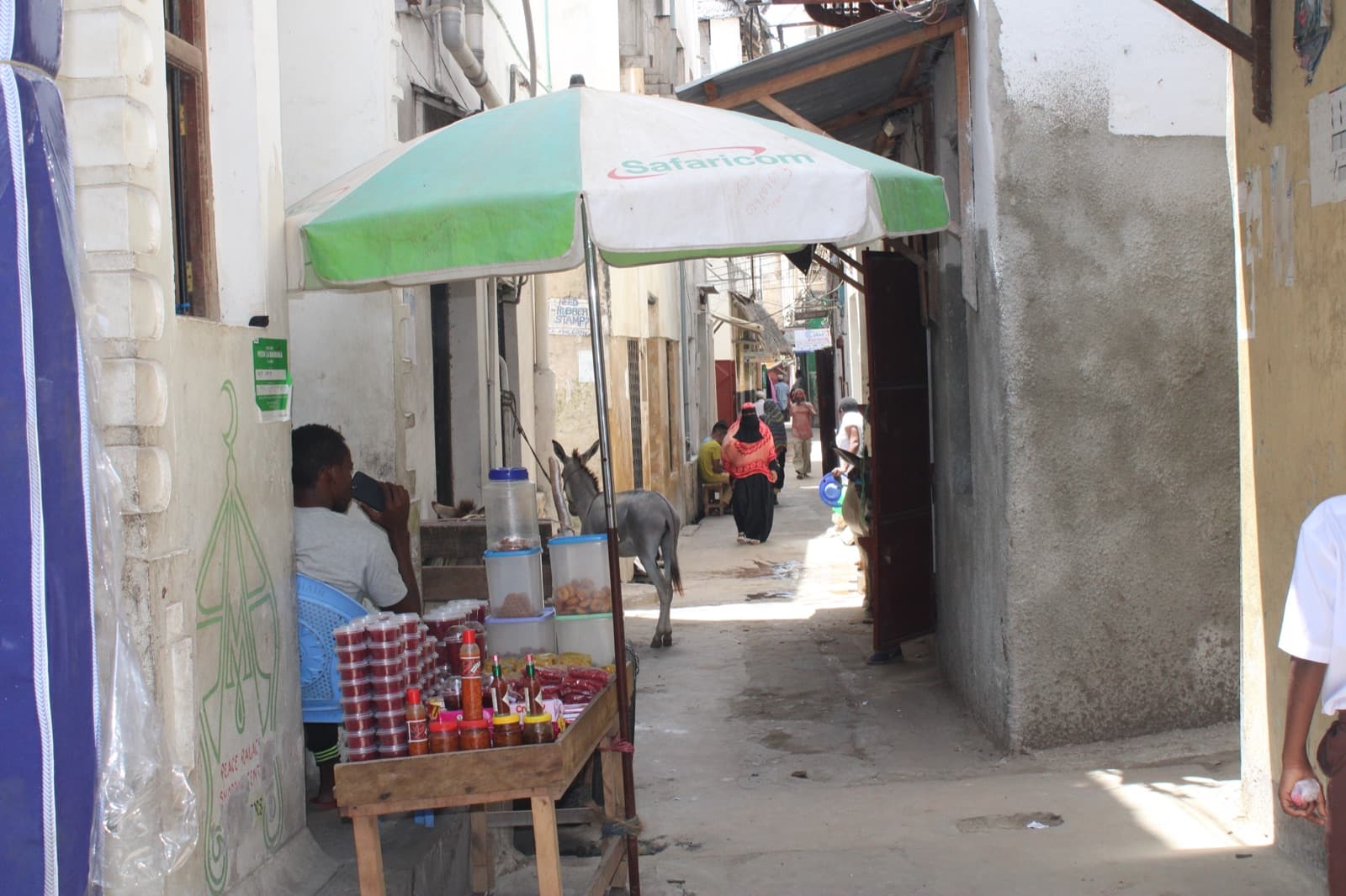 The waterfront and historic Swahili architecture of Lamu, Kenya